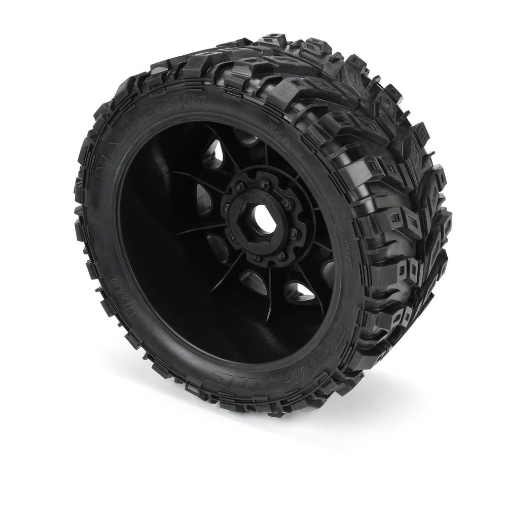 Pro-Line Racing MasherX HP Belted F/R 5.7" Tires Mounted on Raid 1:6 PRO10176-11