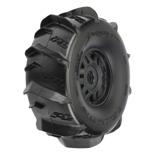 Pro-Line 1:7 Dumont Fr/Rr Sand/Snow Mojave Tires Mounted 17mm Blk Whl PRO10189-10