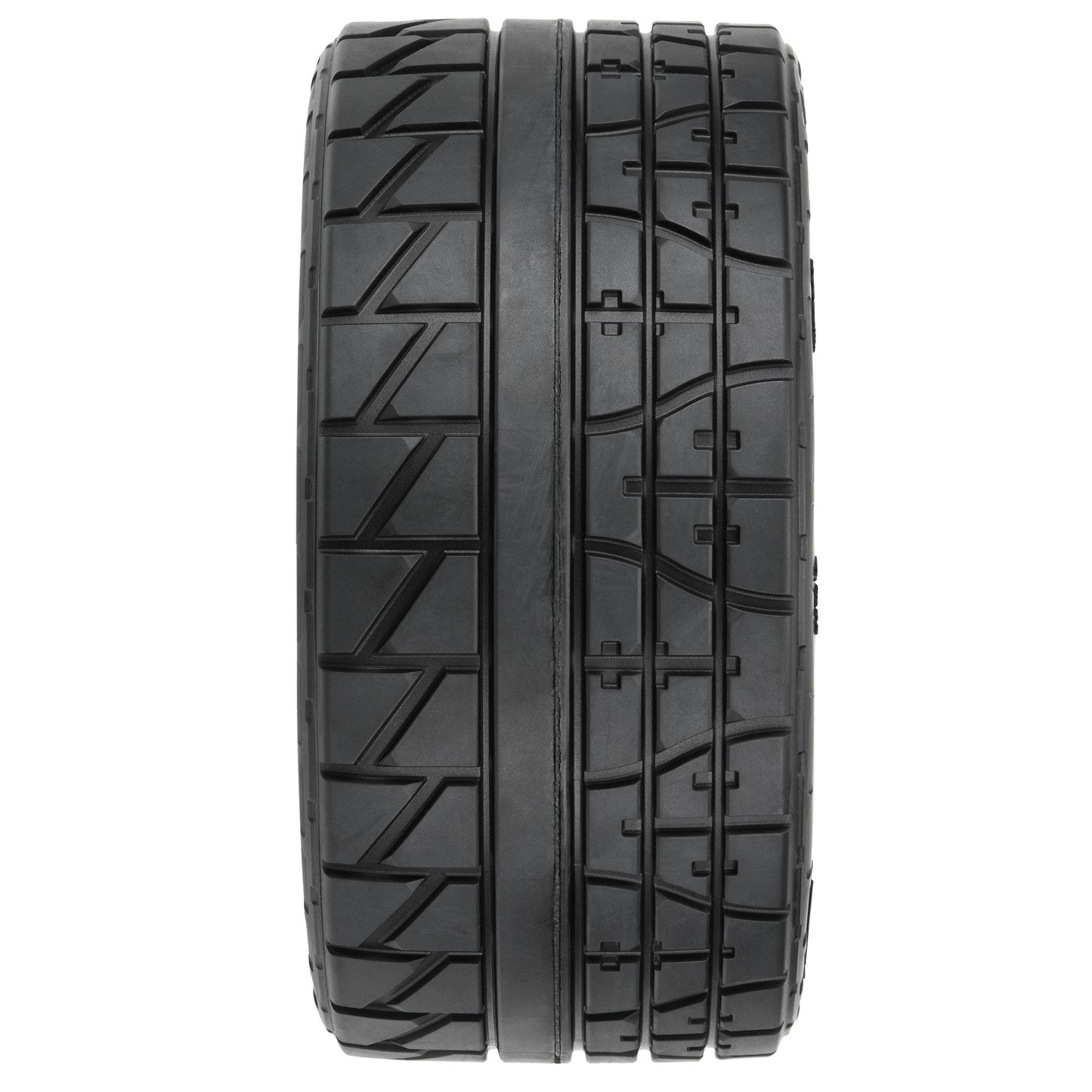 Pro-Line Racing Menace HP 5.7" Street BELTED Tires on Raid Black 8x48 PRO1020511