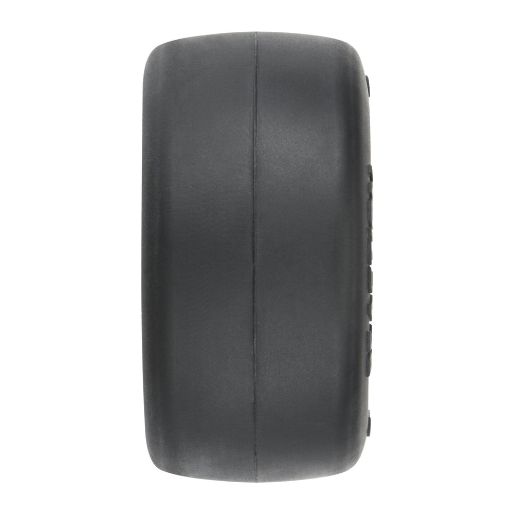 Pro-Line Racing Reaction Rear Tires MTD 8mm Black/Silver 2 Losi 1:16 PRO10218-10
