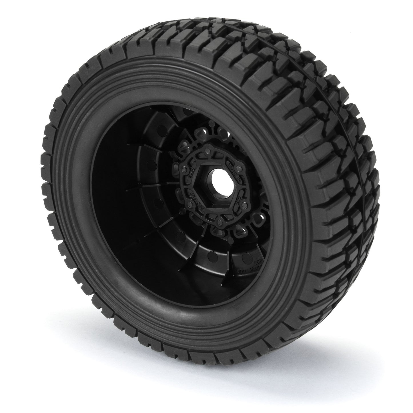Pro-Line Racing Mirage TT BELTED F/R Tires MTD 17mm Blk Raid (2) 1:7 PRO10224-10
