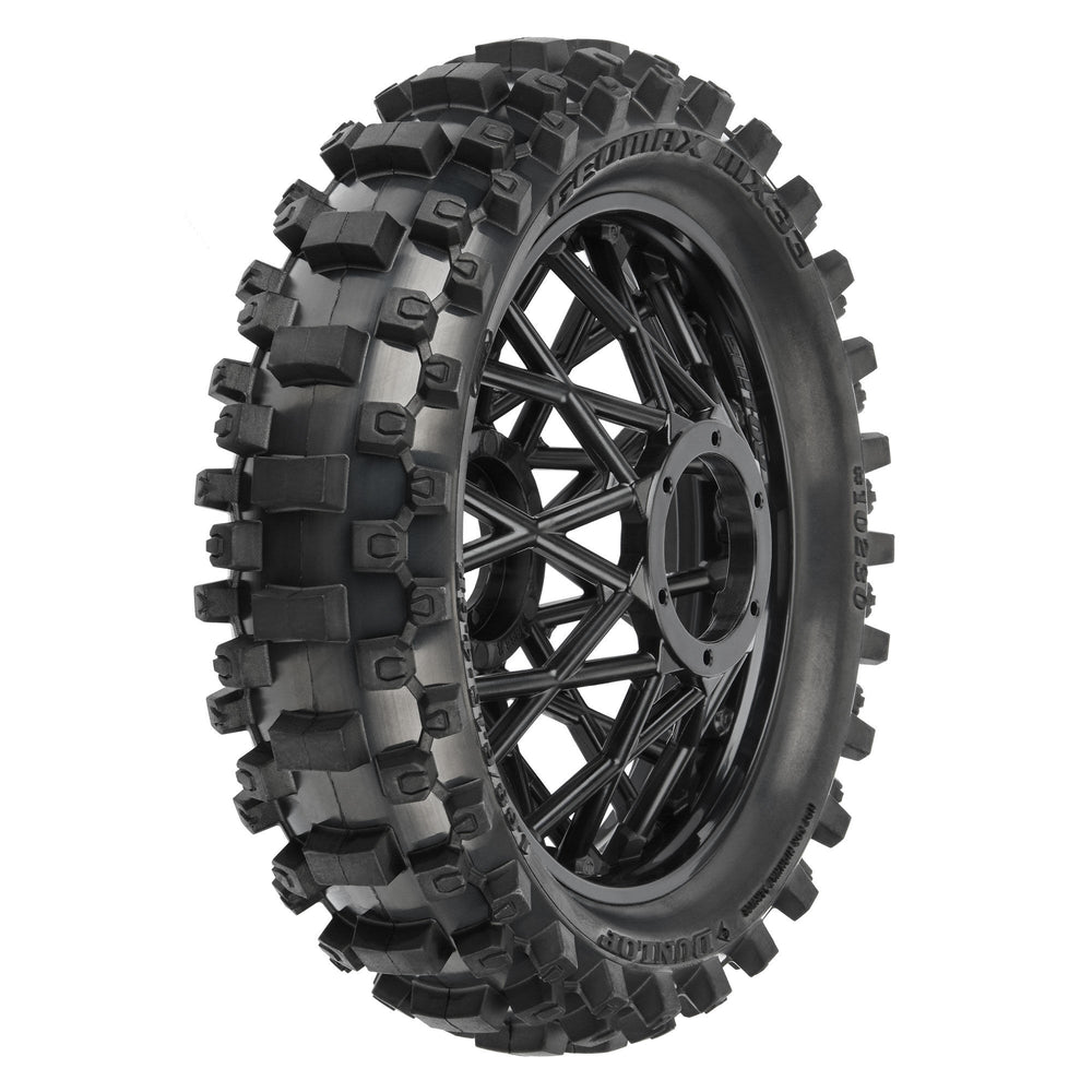 Pro-Line Racing Dunlop Geomax MX33 CR4 Rear Tire MTD Black Promo 1:4 PRO1023010