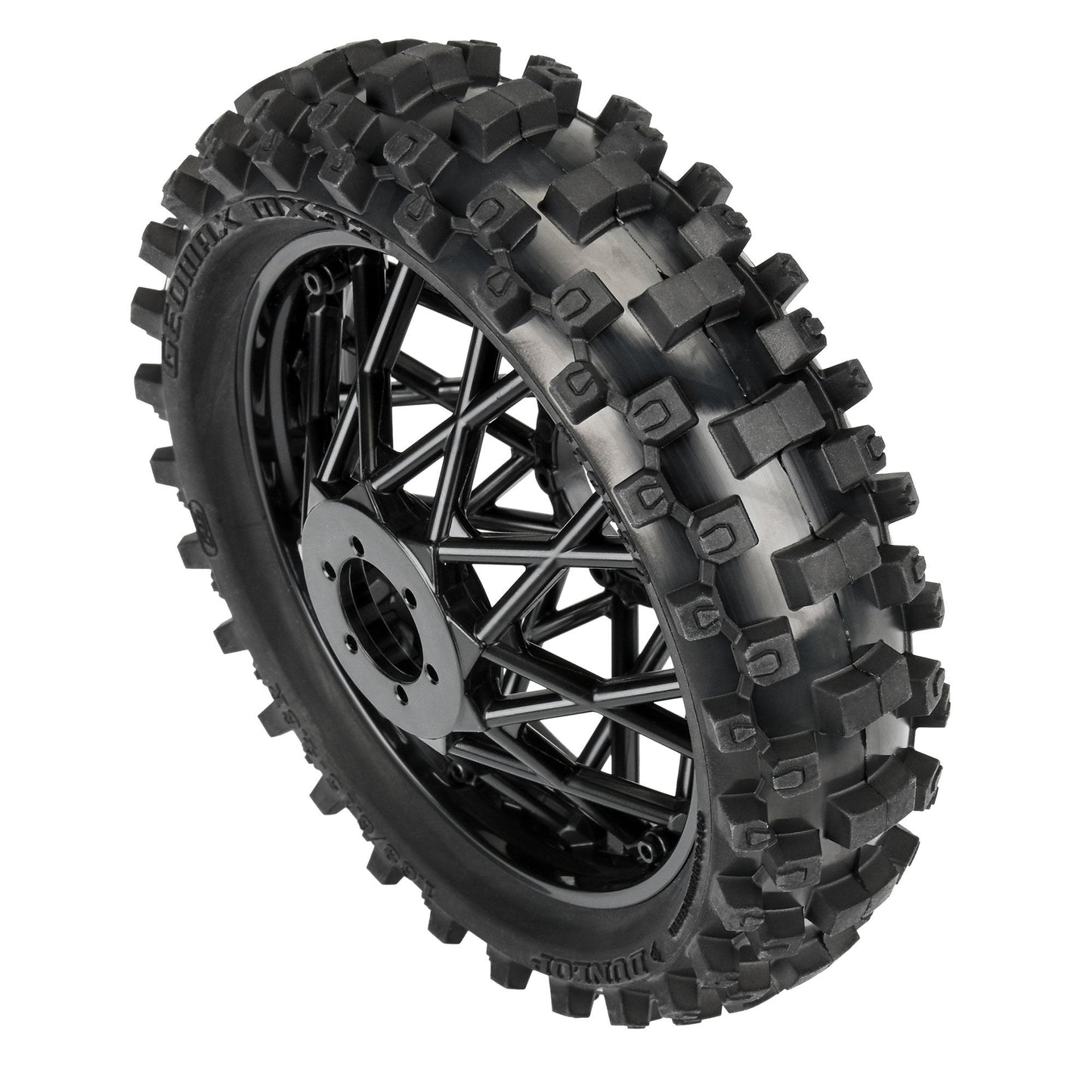 Pro-Line Racing Dunlop Geomax MX33 CR4 Rear Tire MTD Black Promo 1:4 PRO1023010