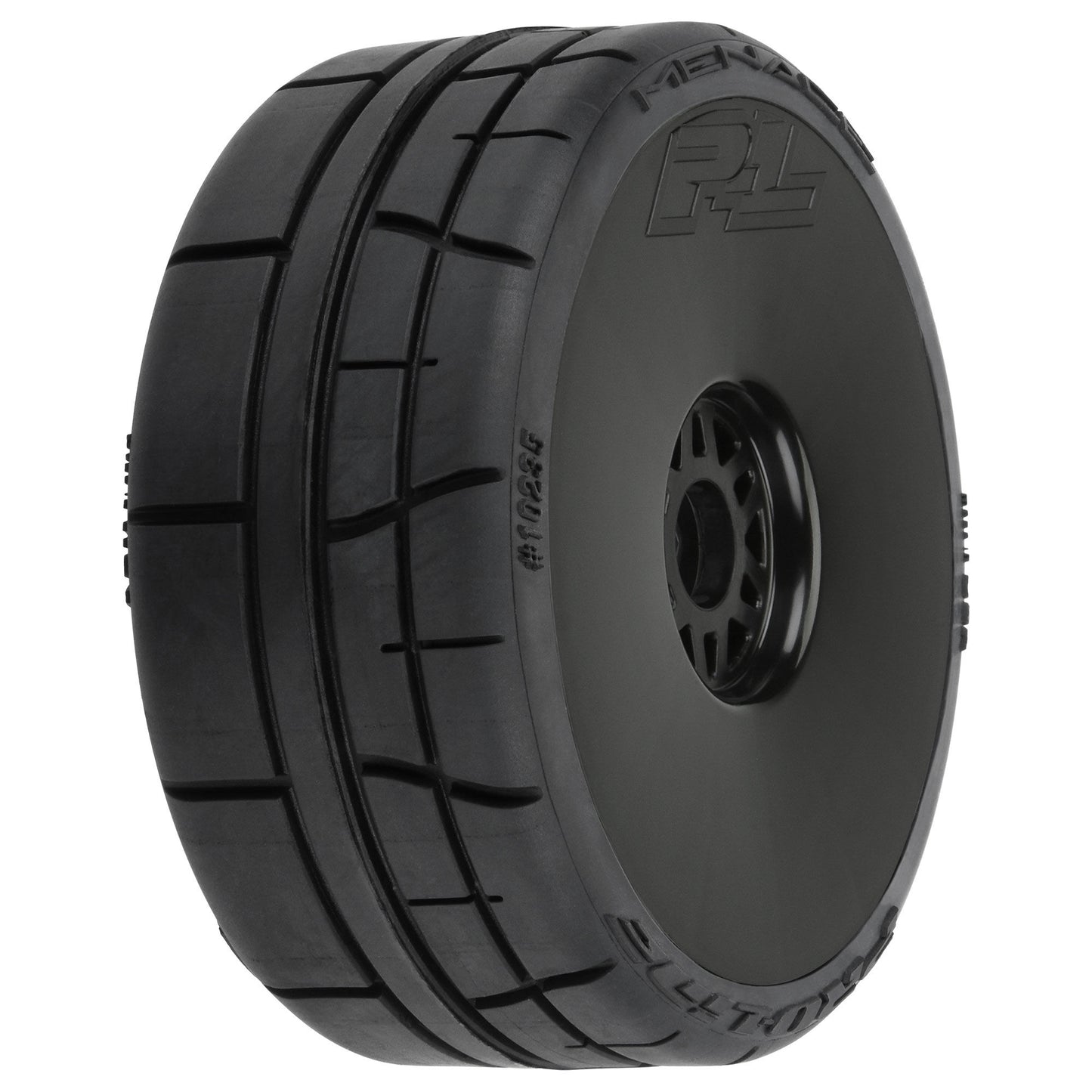 Pro-Line Racing Menace HP BELTED Speed Run Tires MTD 17mm Black 1:8 PRO1023510