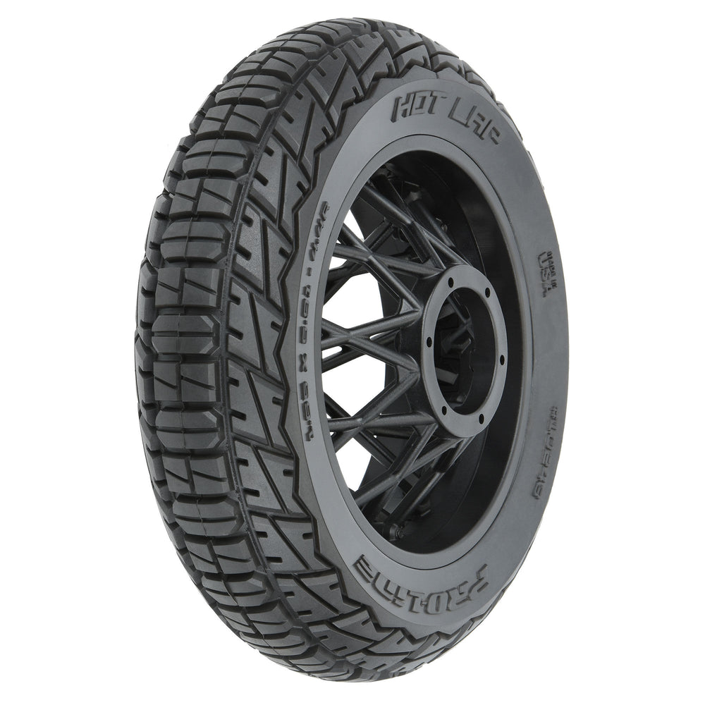 Pro-Line Racing Hot Lap MX S3 Rear Tire MTD Black Supermoto Wheel 1:4 PRO1024310