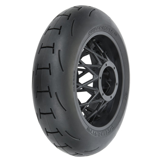 Pro-Line Racing Supermoto 2.0 S3 Rear Tire MTD Black Supermoto 1:4 PRO1024510