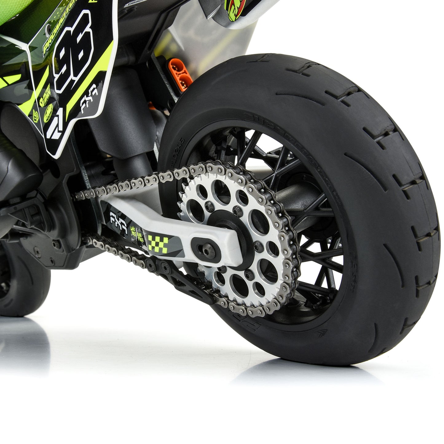 Pro-Line Racing Supermoto 2.0 S3 Rear Tire MTD Black Supermoto 1:4 PRO1024510