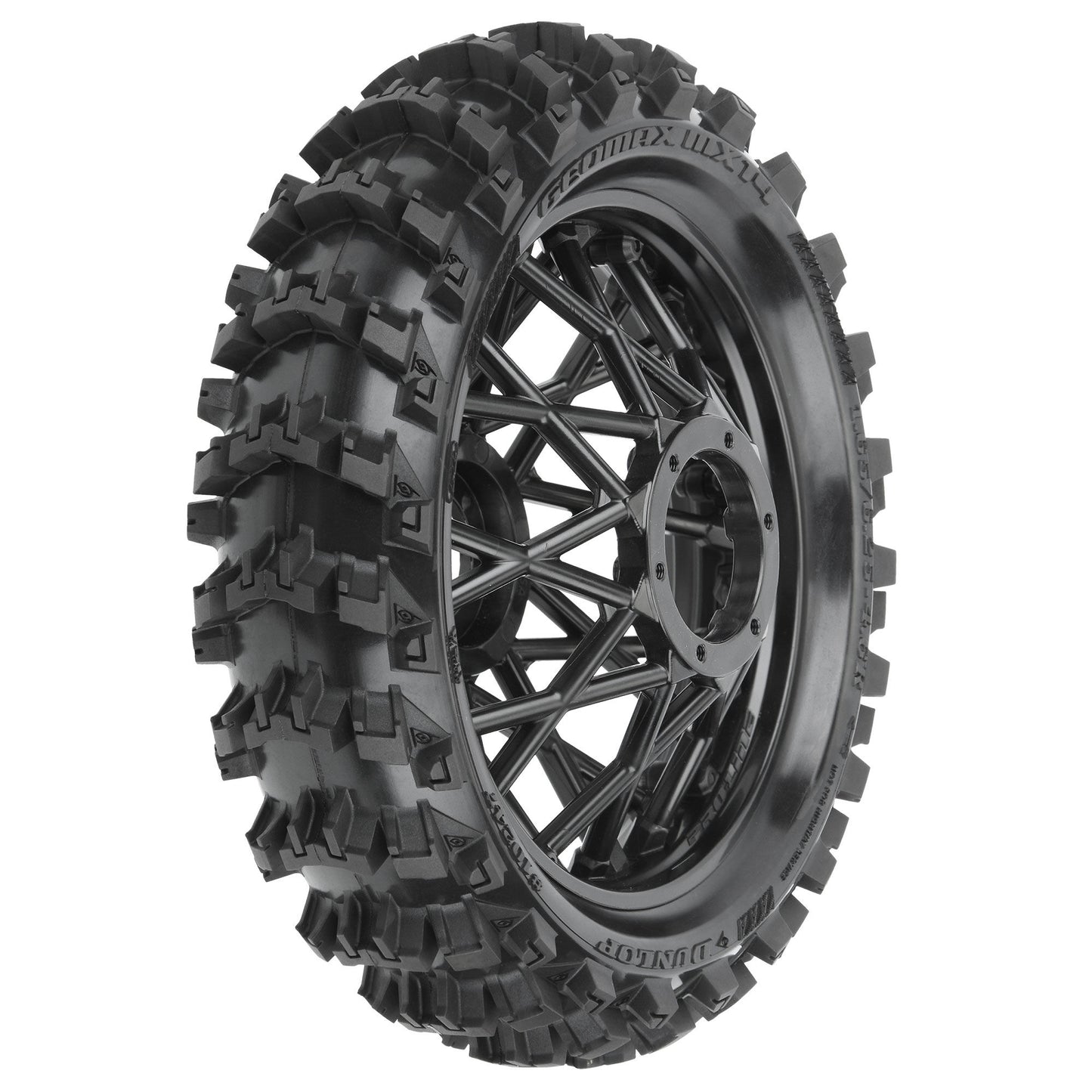 Pro-Line Racing DunlopGeomax MX14 V2 CR4 Rear Tire MTD BullySpk-Black PRO1024710