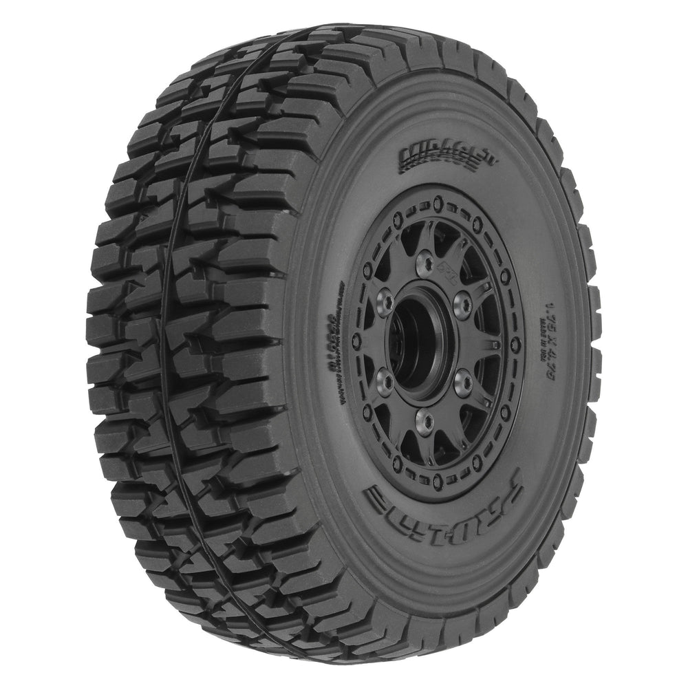 Pro-Line Racing Mirage TT 2.2"/3.0" 12mm &14mm Black Raid Wheels 1:10 PRO1024811