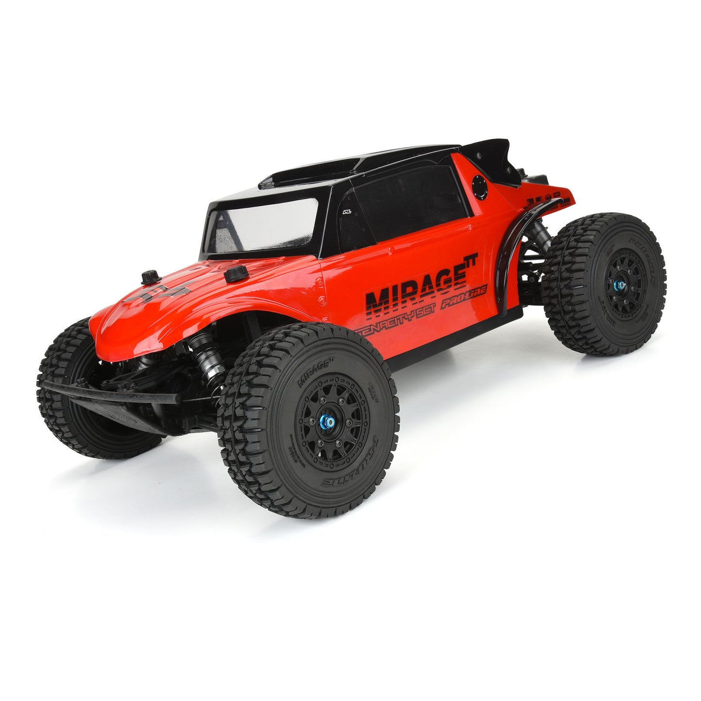 Pro-Line Racing Mirage TT 2.2"/3.0" 12mm &14mm Black Raid Wheels 1:10 PRO1024811