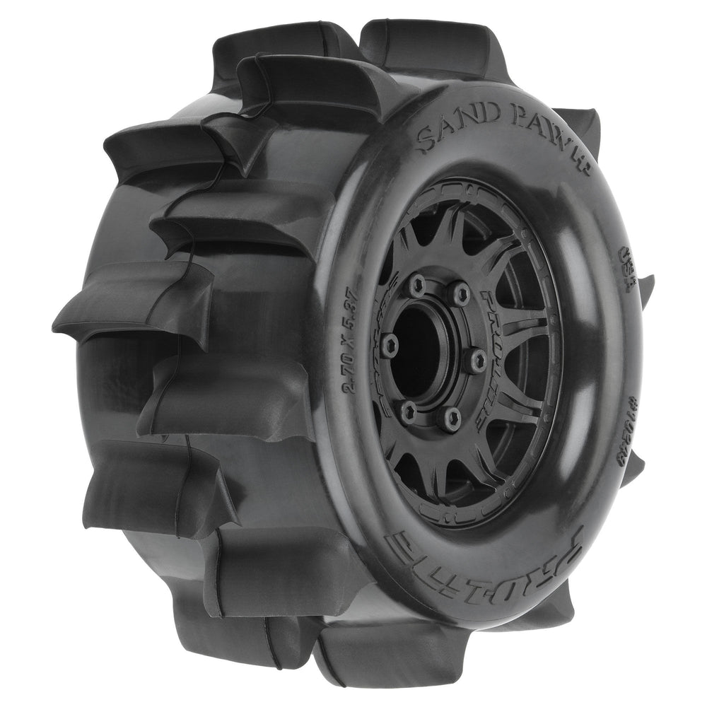 Pro-Line Racing Sand Paw HP BELT 2.8" MT Tires MTD 12/14mm Black 1:10 PRO1024910