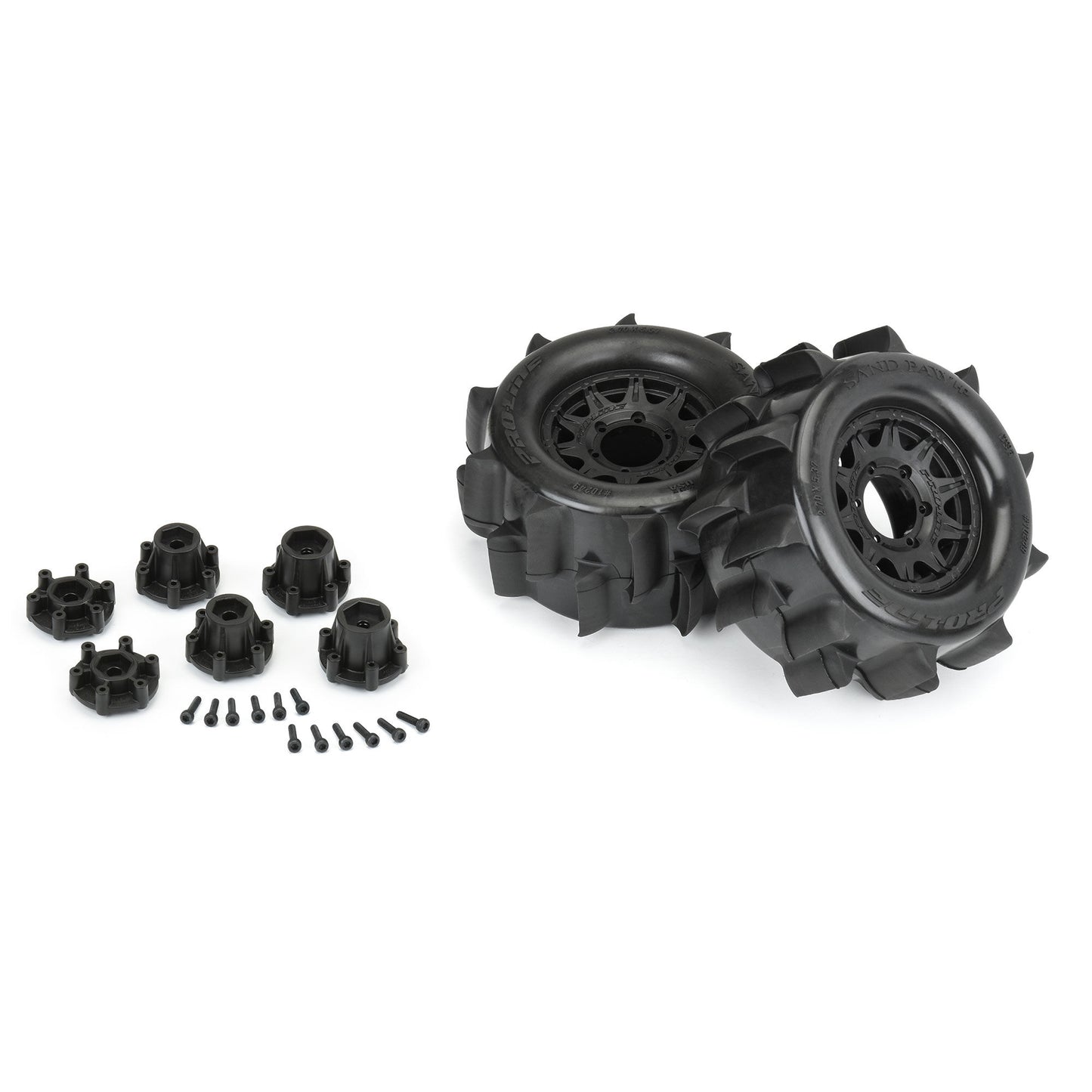Pro-Line Racing Sand Paw HP BELT 2.8" MT Tires MTD 12/14mm Black 1:10 PRO1024910