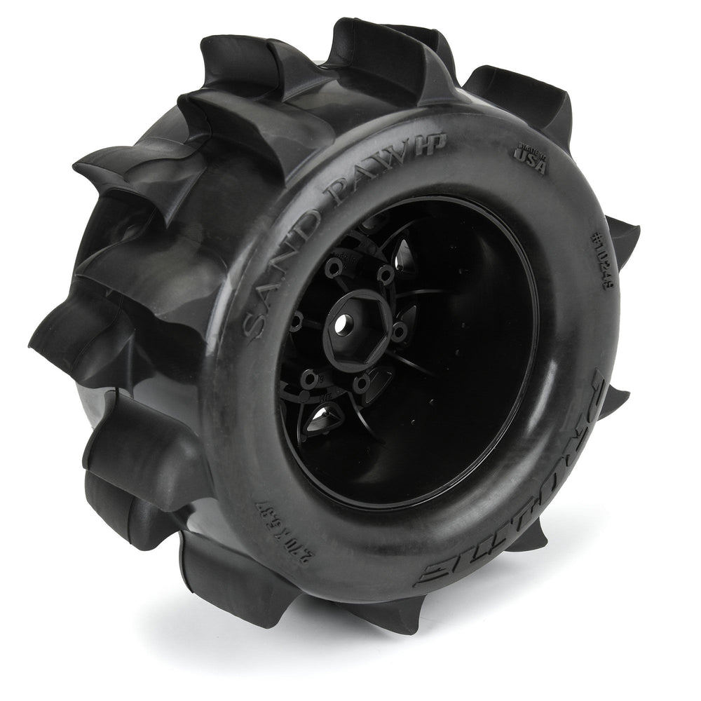 Pro-Line Racing Sand Paw HP BELT 2.8" MT Tires MTD 12/14mm Black 1:10 PRO1024910