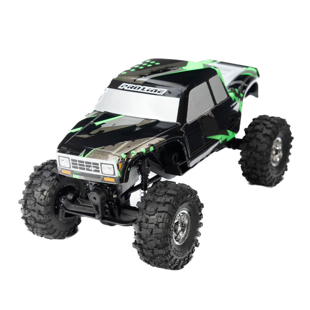 Pro-Line Racing Baja Pro X Mounted Chrome Beast Tires (4): SCX30 1:30 PRO1025110