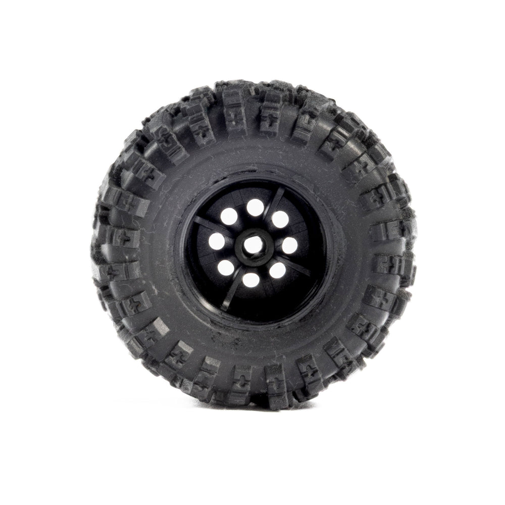 Pro-Line Racing Baja Pro X Mounted Chrome Beast Tires (4): SCX30 1:30 PRO1025110
