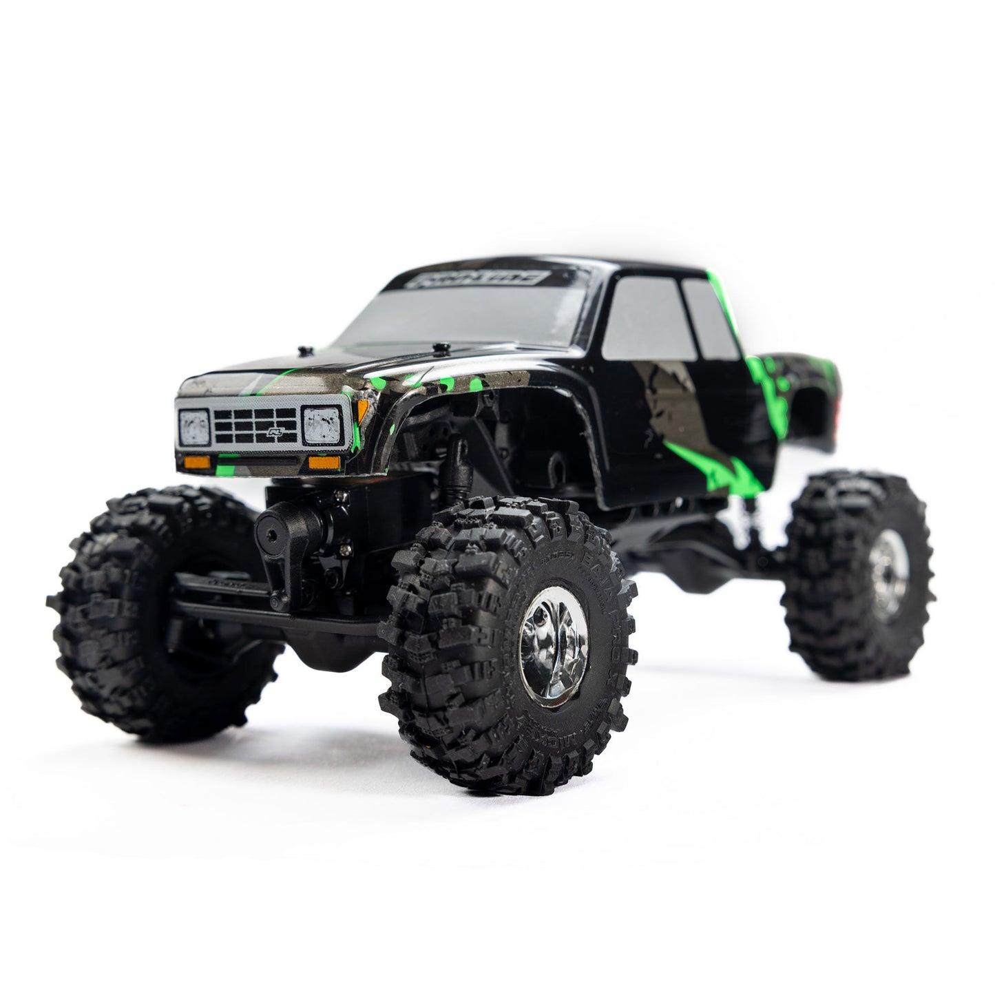 Pro-Line Racing Baja Pro X Mounted Chrome Beast Tires (4): SCX30 1:30 PRO1025110
