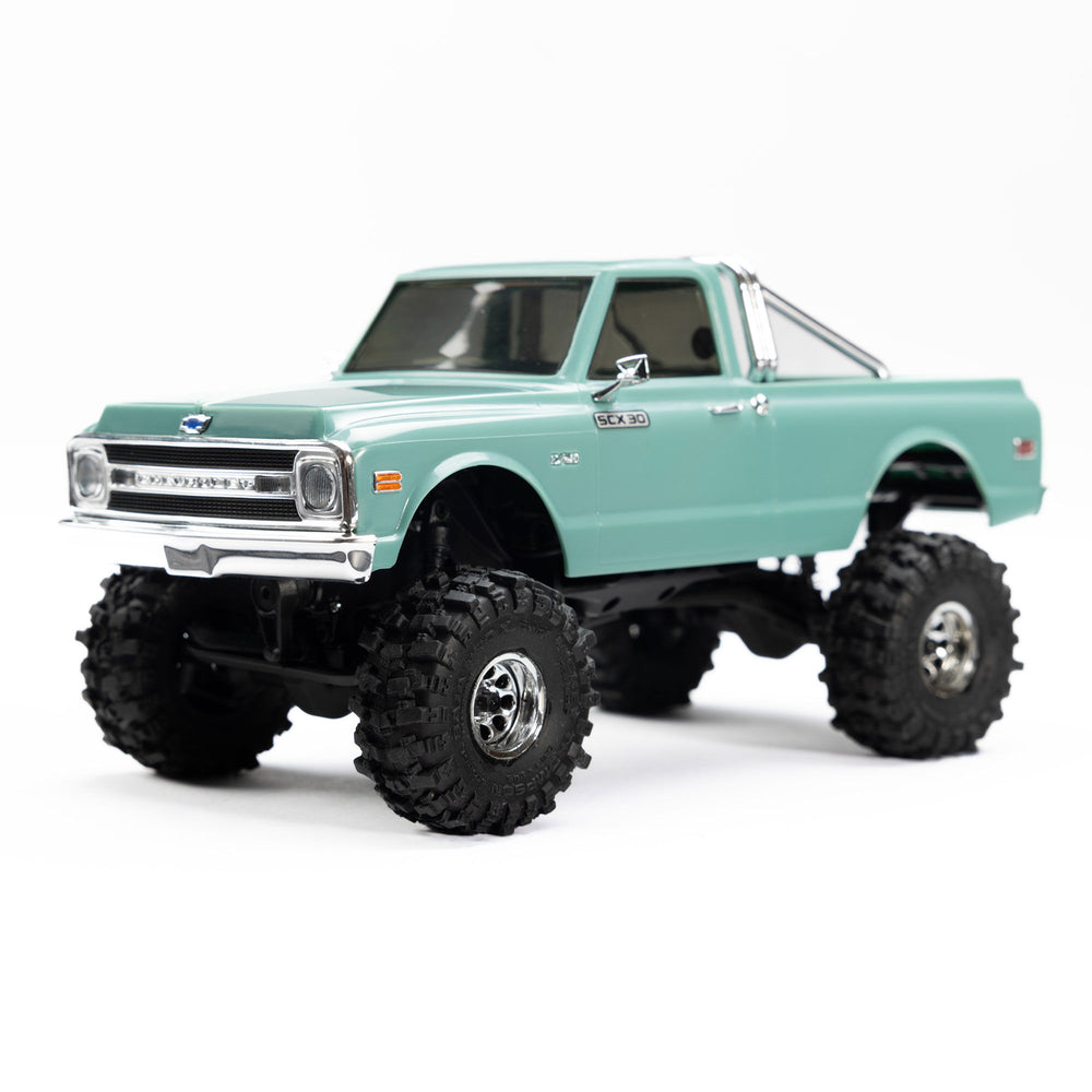 Pro-Line Racing Baja Pro X Mounted Chrome Beast Tires (4): SCX30 1:30 PRO1025110