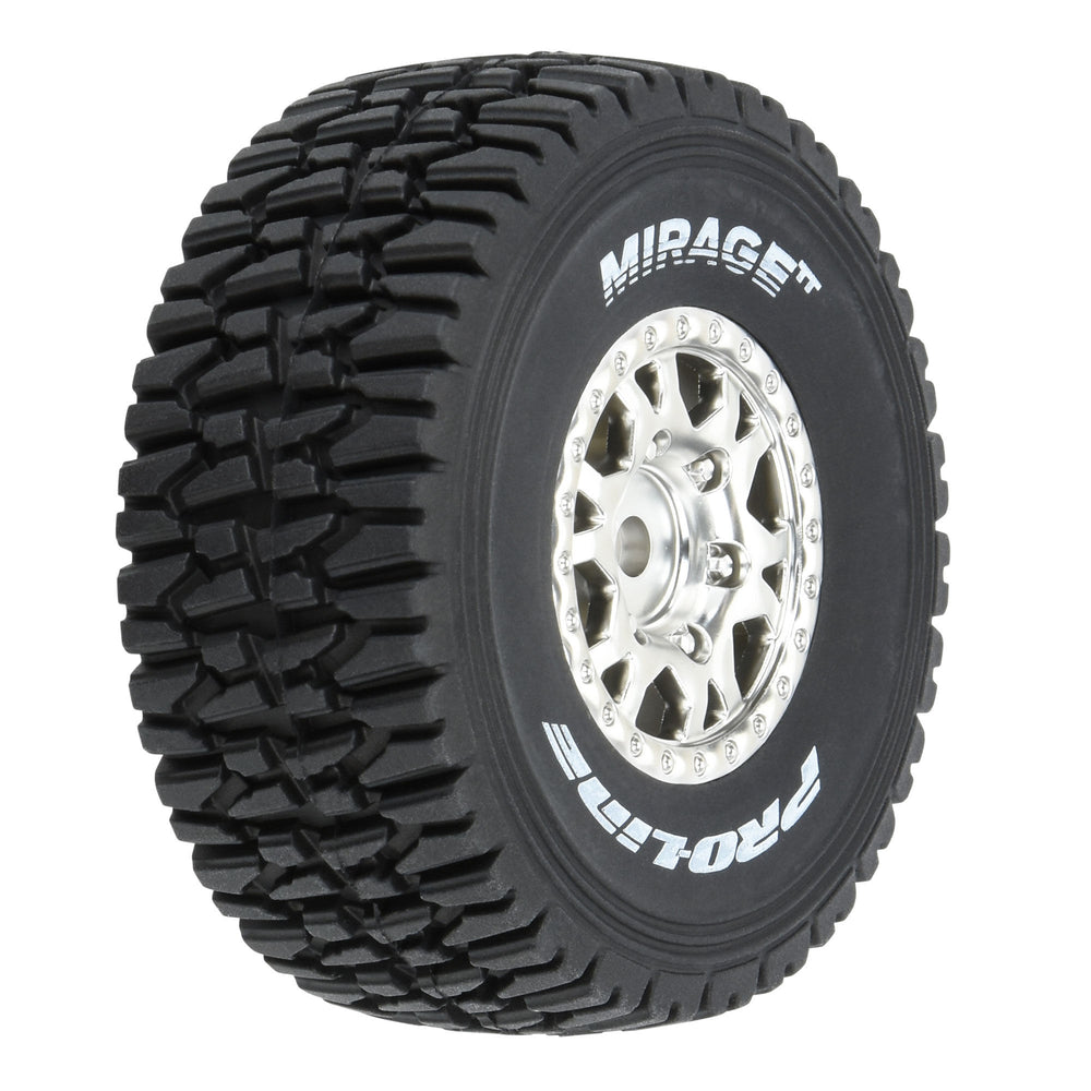 Pro-Line Racing Mirage TT Tires MTD 12mm Silver Impulse 4 Mojave 1:16 PRO1025310