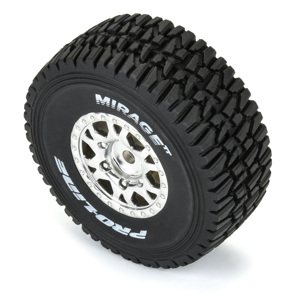 Pro-Line Racing Mirage TT Tires MTD 12mm Silver Impulse 4 Mojave 1:16 PRO1025310