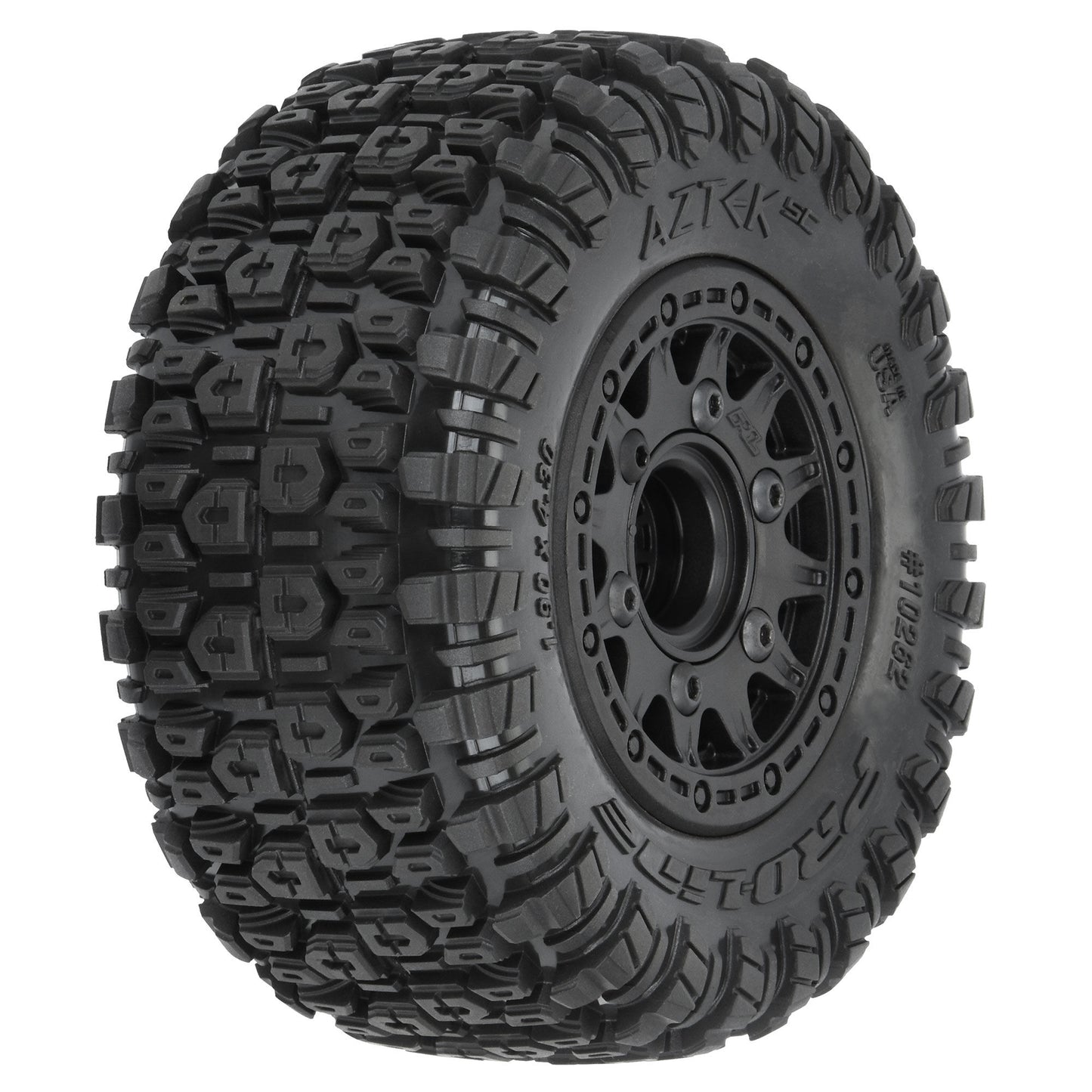 Pro-Line Racing Aztek M2 2.2"/3.0" SC MTD 12mm & 14mm Black Raid 1:10 PRO1026210