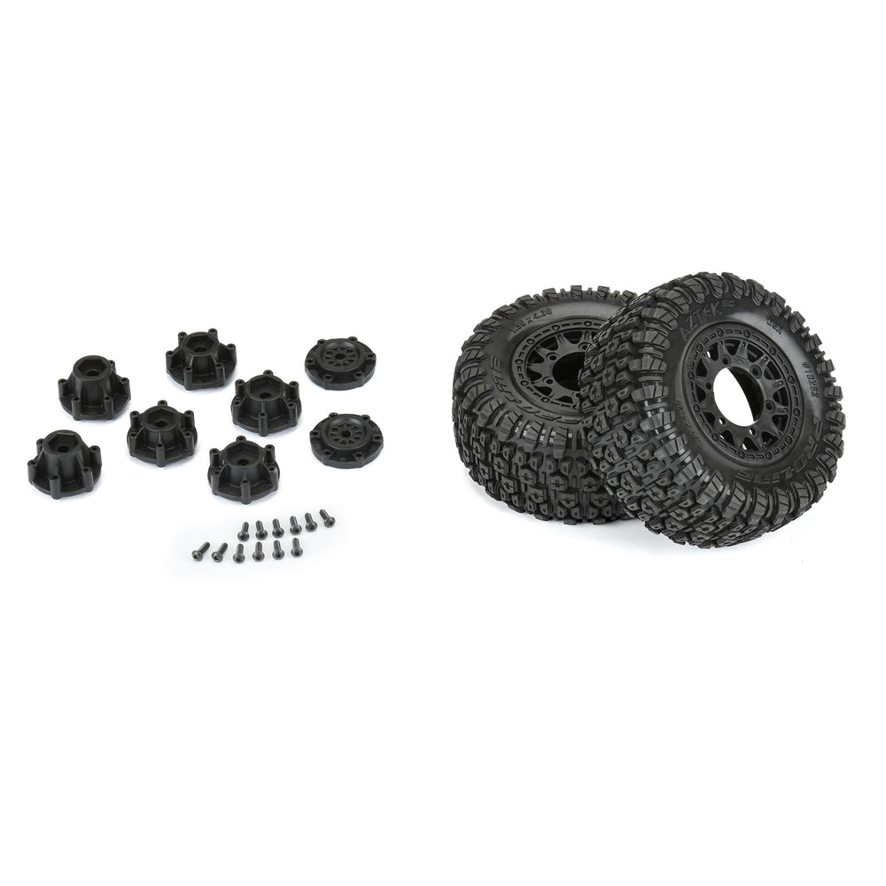Pro-Line Racing Aztek M2 2.2"/3.0" SC MTD 12mm & 14mm Black Raid 1:10 PRO1026210