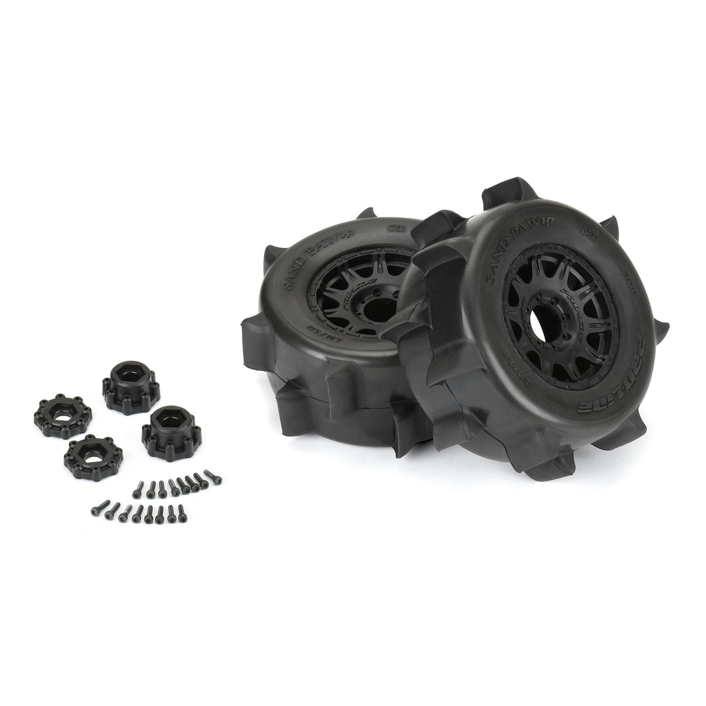 Pro-Line Racing Sand Paw HP BELTED 3.8" MT Tires MTD 17mm Black 1:8 PRO1026810