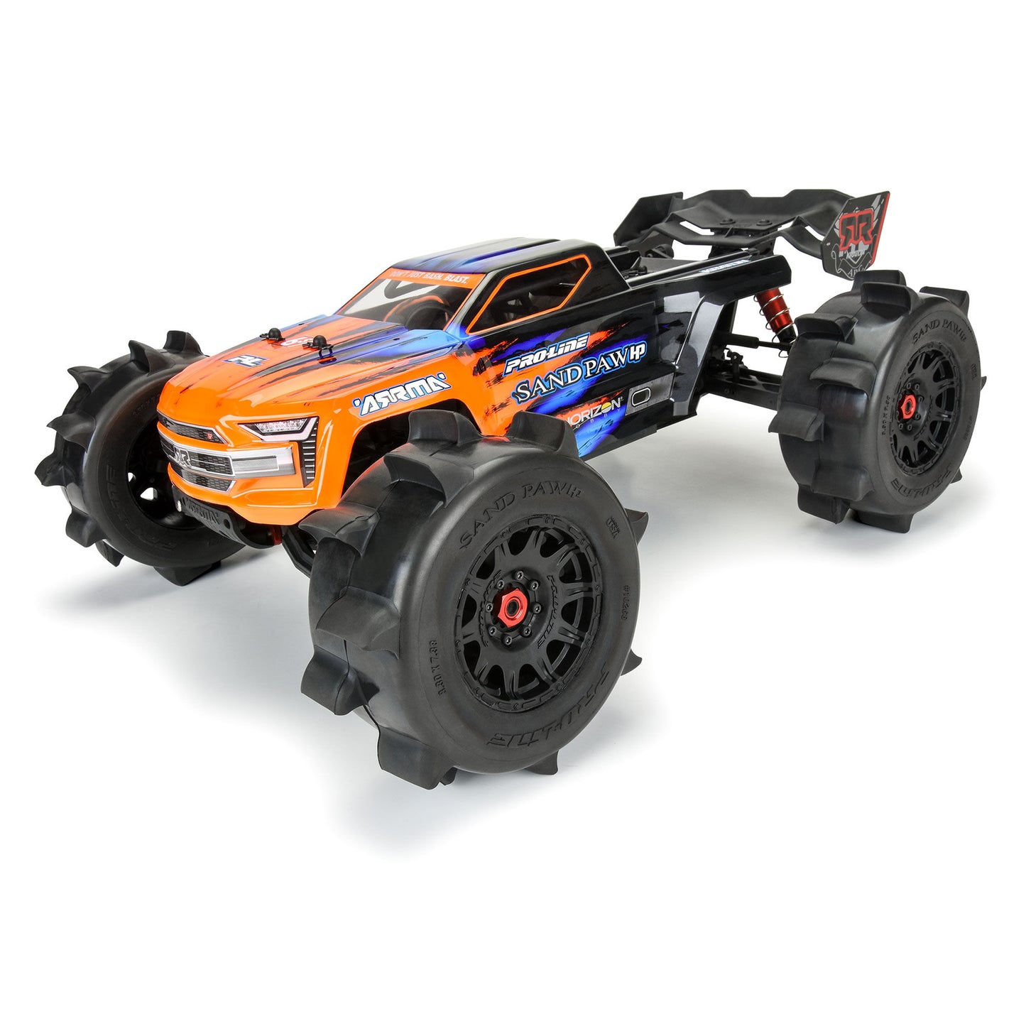 Pro-Line Racing Sand Paw HP BELTED 3.8" MT Tires MTD 17mm Black 1:8 PRO1026810