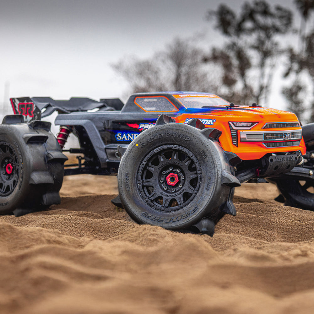 Pro-Line Racing Sand Paw HP BELTED 3.8" MT Tires MTD 17mm Black 1:8 PRO1026810
