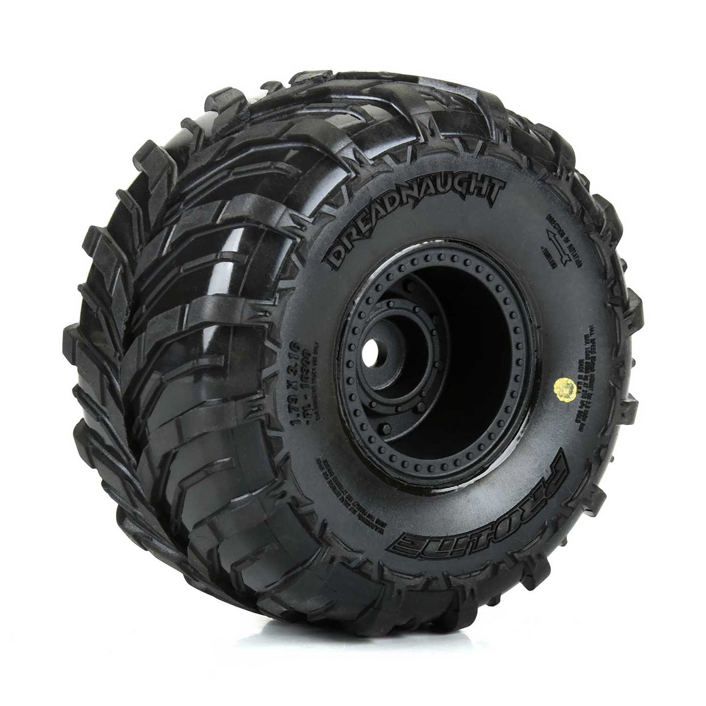 Pro-Line Racing Dreadnaught MTD Black Wheel F/R (4) ARRMA GORGON/QUA PRO1030010