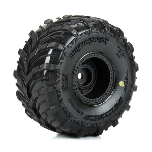 Pro-Line Racing Dreadnaught MTD Black Wheel F/R (4) ARRMA GORGON/QUA PRO1030010