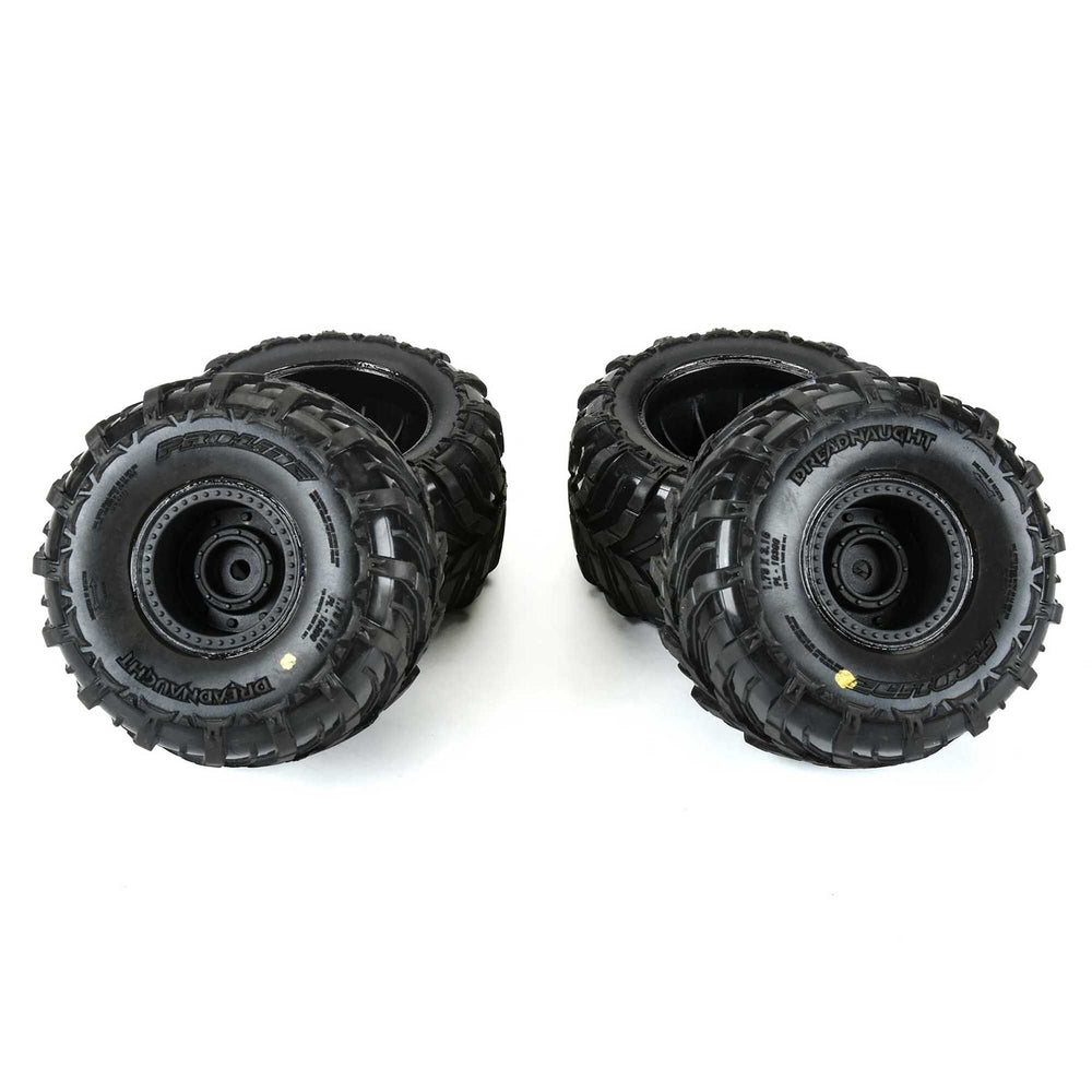 Pro-Line Racing Dreadnaught MTD Black Wheel F/R (4) ARRMA GORGON/QUA PRO1030010