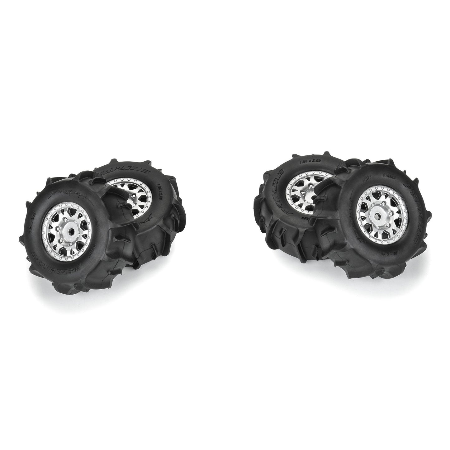 Pro-Line Racing Dumont F/R Tires MTD 12mm Black Impulse (4) 1:16 PRO1030910