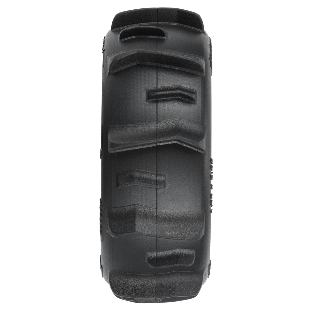 Pro-Line Racing Dumont F/R Tires MTD 12mm Black Mach10, 4 Typhon 1:14 PRO1031010