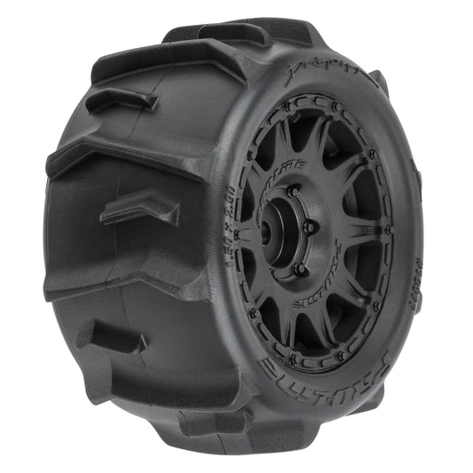 Pro-Line Racing Dumont F/R Tires MTD 12mm Black Raid (4) Granite 1:18 PRO1031110