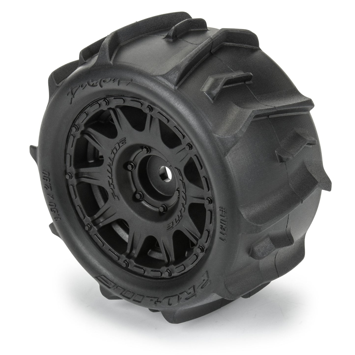 Pro-Line Racing Dumont F/R Tires MTD 12mm Black Raid (4) Granite 1:18 PRO1031110