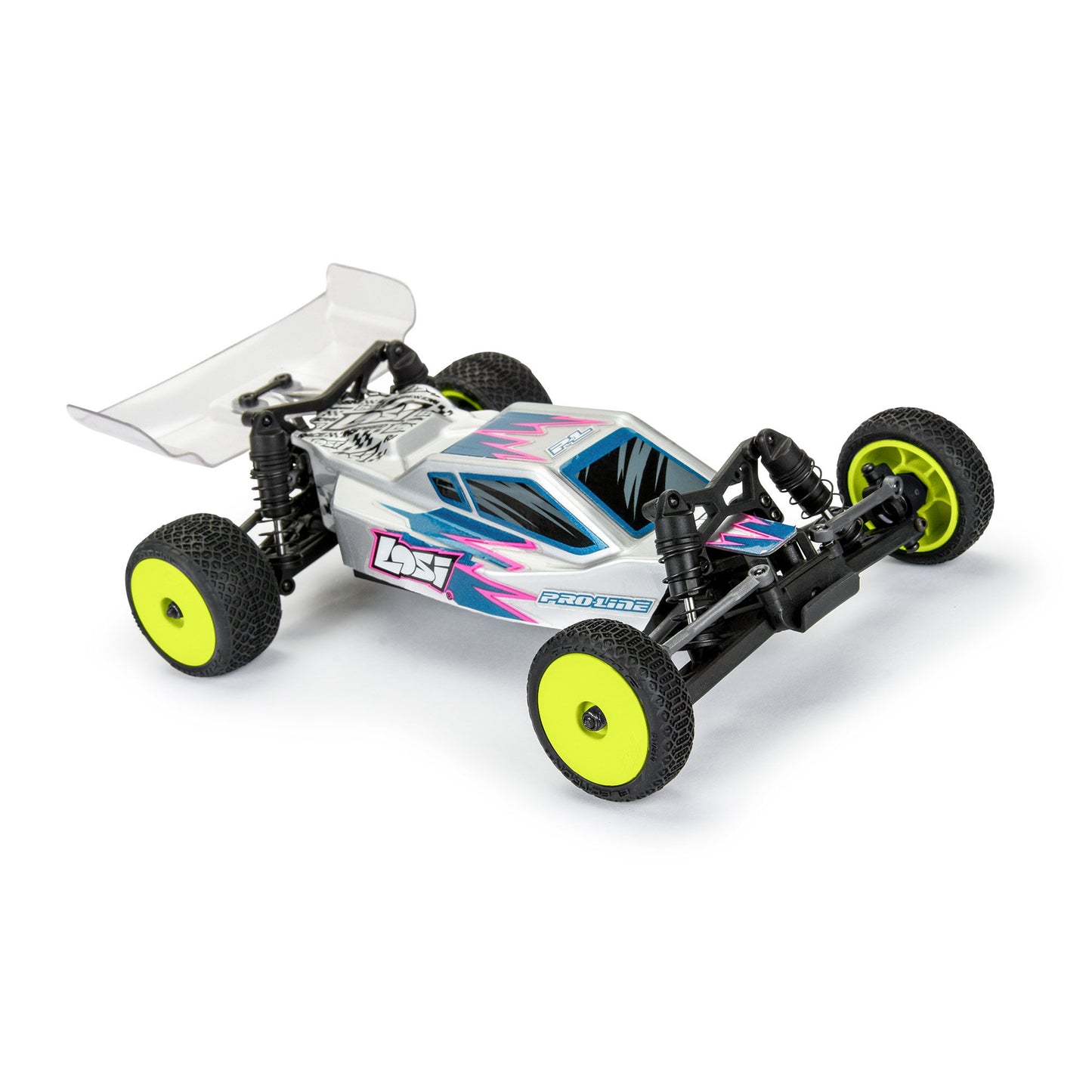 Pro-Line Racing Electron 2.0 Buggy F/R Tires MTD 7mm Yellow (4) 1:24 PRO1031412