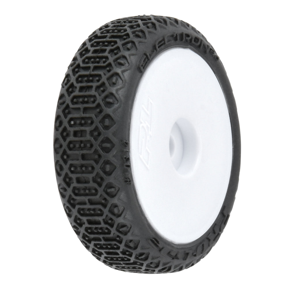 Pro-Line Racing Electron 2.0 Buggy F/R Tires Mounted 7mm White 4,1:24 PRO1031413