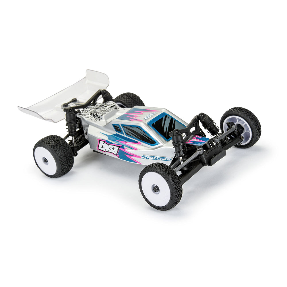 Pro-Line Racing Electron 2.0 Buggy F/R Tires Mounted 7mm White 4,1:24 PRO1031413