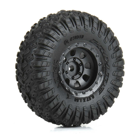 Pro-Line Racing Aztek F/R Mounted Black Clobber (4) for Axial SC 1:30 PRO1031910