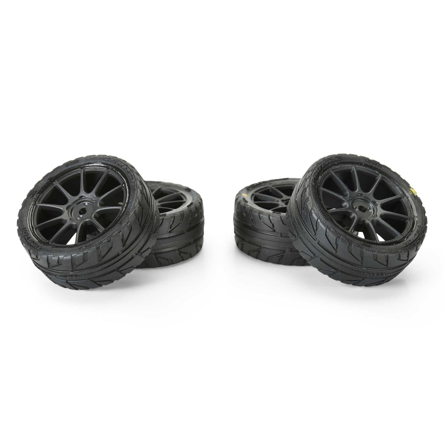 Pro-Line Racing Vector Tire MTD 12mm Black Velocity Wheel (4) TY 1:14 PRO1032010