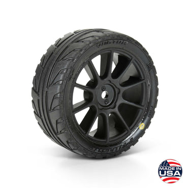 Pro-Line Racing Vector Tire MTD 12mm Black Velocity Wheel (4) TY 1:14 PRO1032010