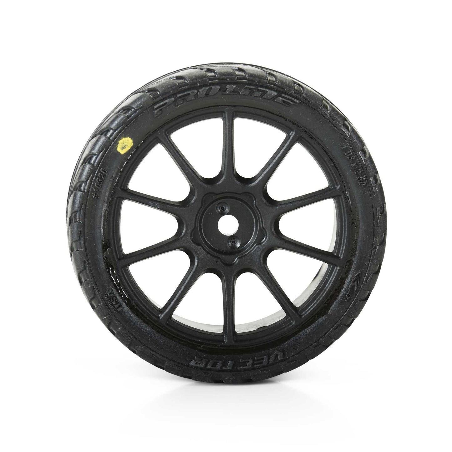 Pro-Line Racing Vector Tire MTD 12mm Black Velocity Wheel (4) TY 1:14 PRO1032010