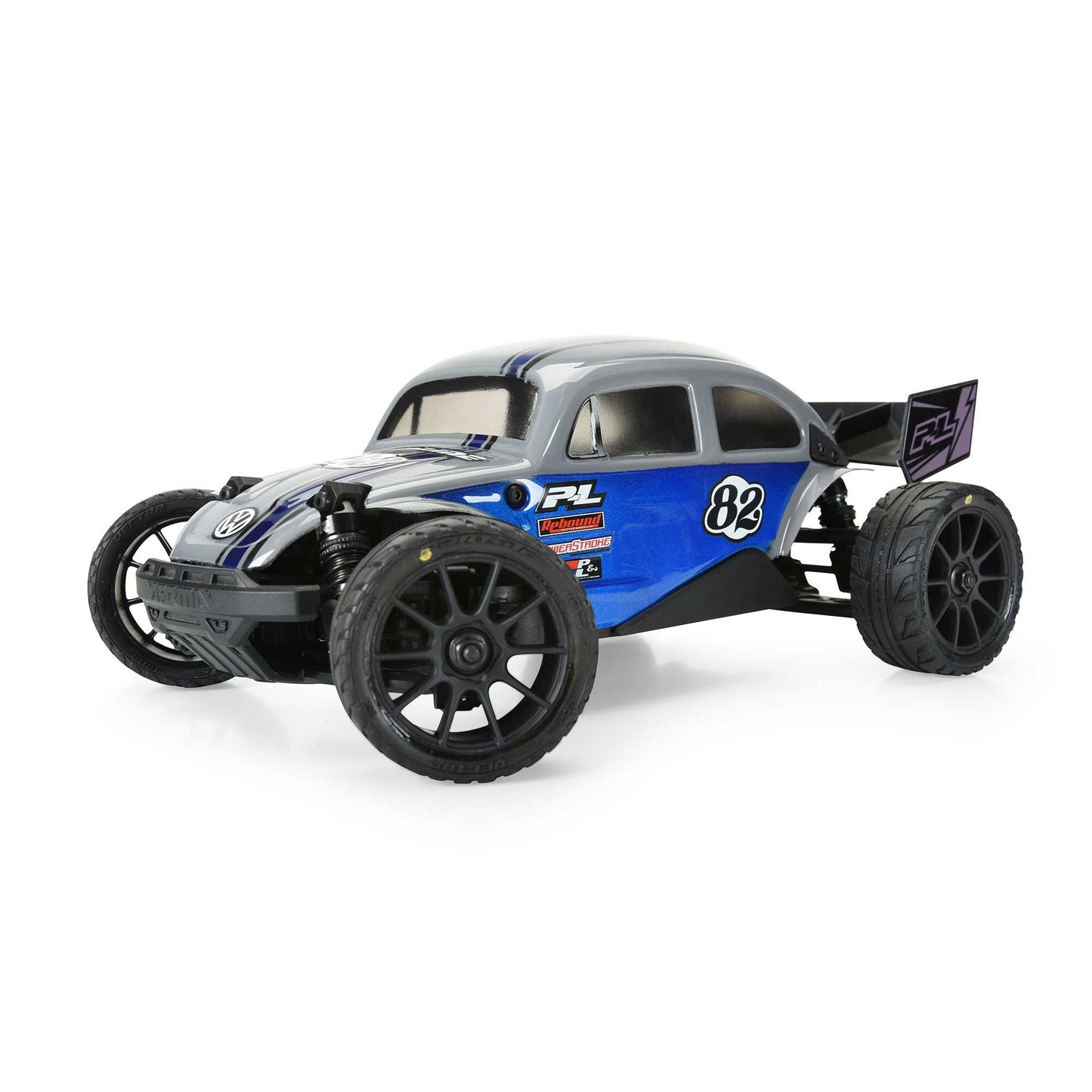 Pro-Line Racing Vector Tire MTD 12mm Black Velocity Wheel (4) TY 1:14 PRO1032010