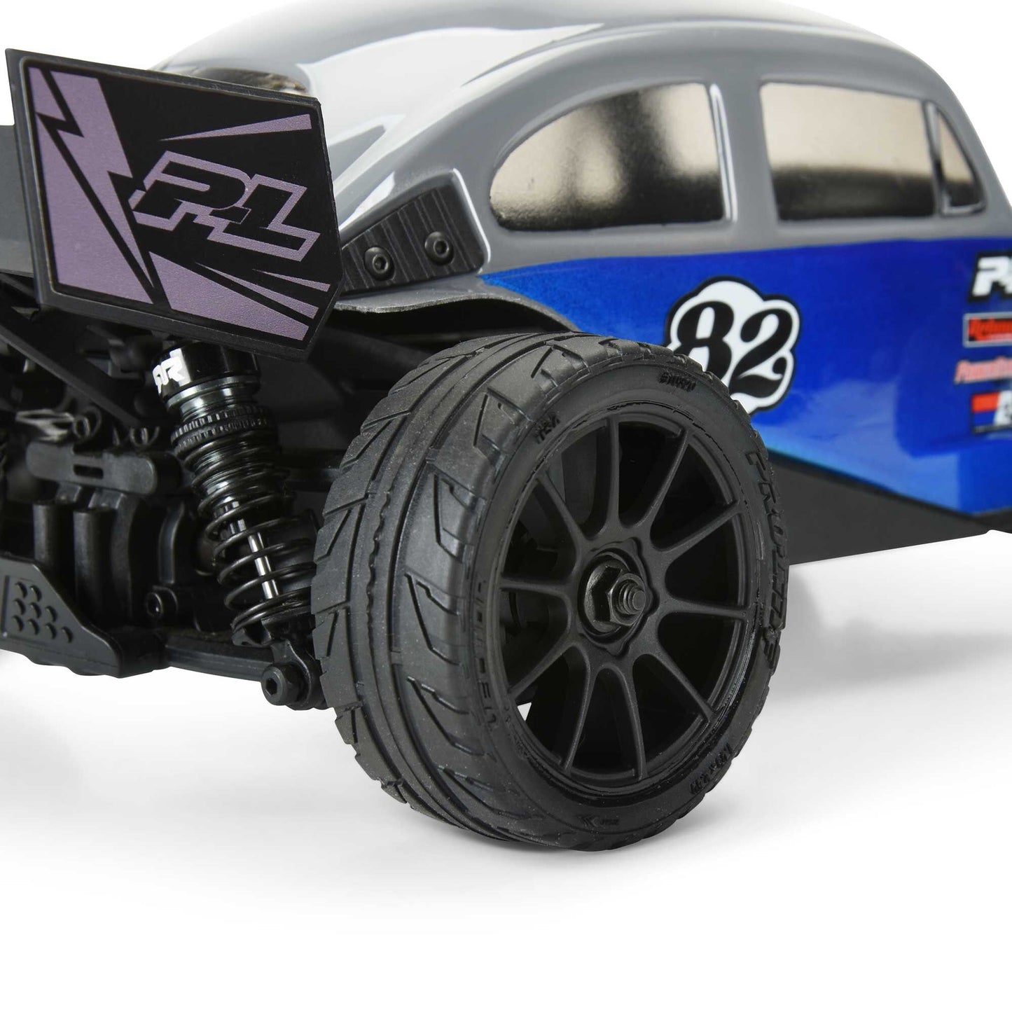 Pro-Line Racing Vector Tire MTD 12mm Black Velocity Wheel (4) TY 1:14 PRO1032010