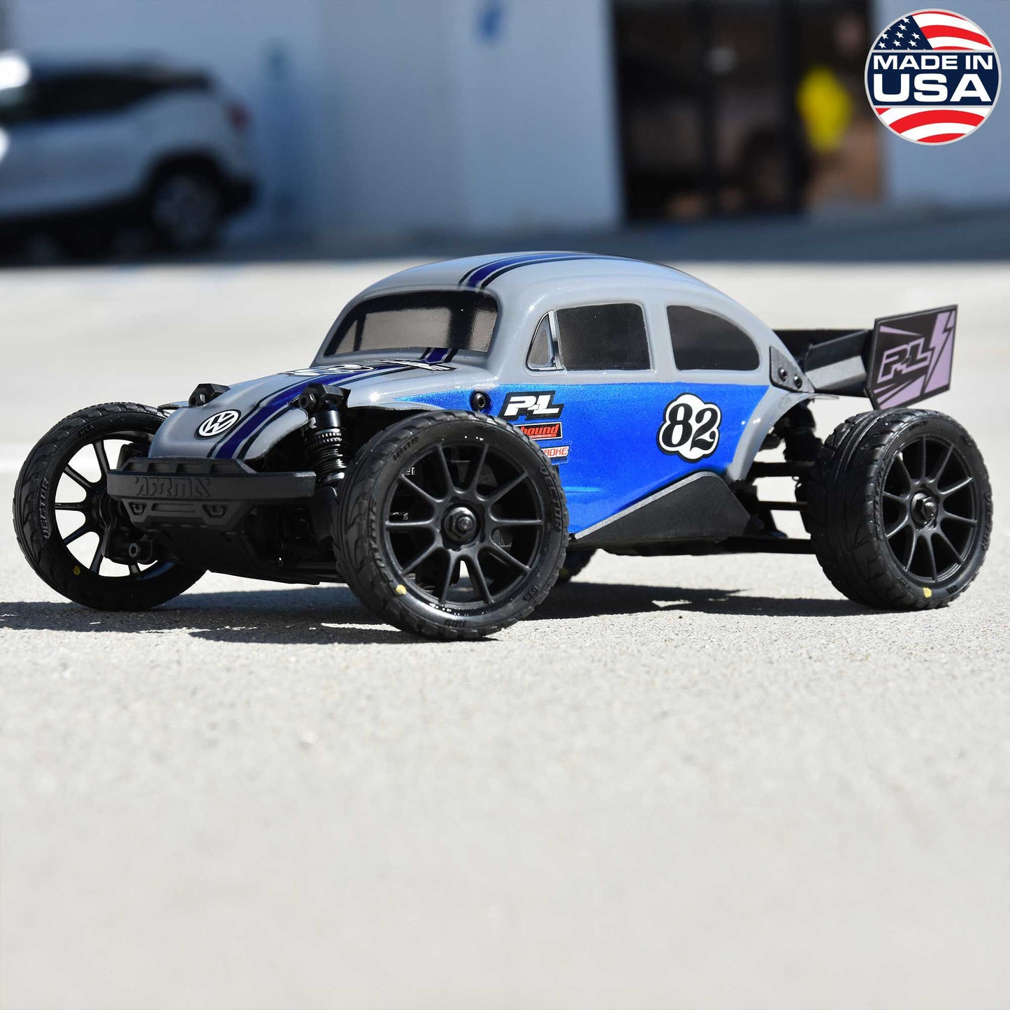 Pro-Line Racing Vector Tire MTD 12mm Black Velocity Wheel (4) TY 1:14 PRO1032010