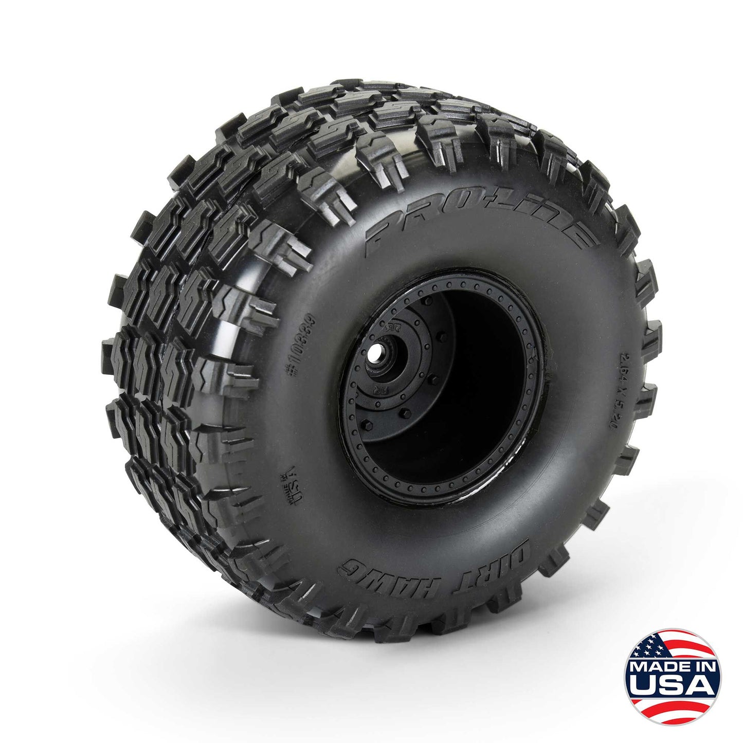 Pro-Line Racing Dirt Hawg 2.0 F/R 2.6" MT Tires MTD ARRMA Wheels 1:10 PRO1033910