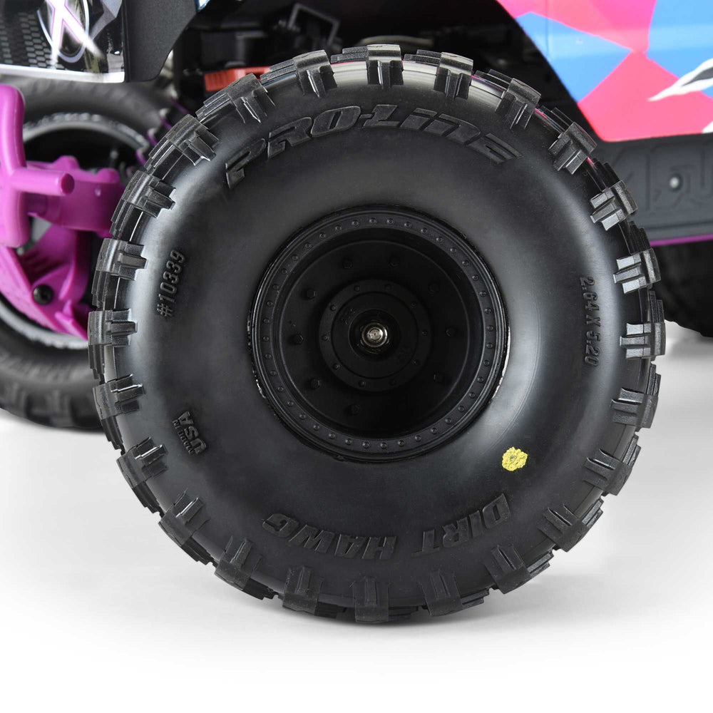 Pro-Line Racing Dirt Hawg 2.0 F/R 2.6" MT Tires MTD ARRMA Wheels 1:10 PRO1033910