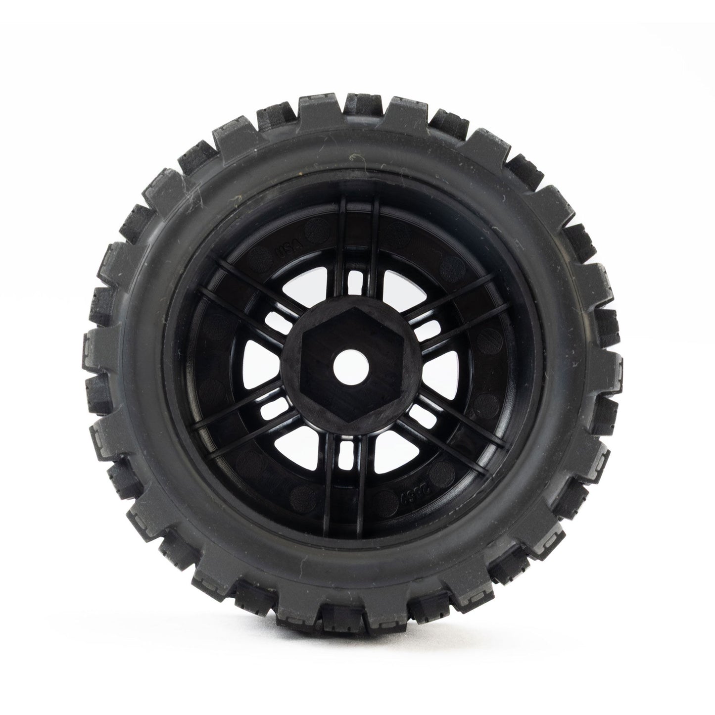Pro-Line Racing Badlands MX F/R Tires MTD 12mm Black Split Six 1:16 PRO1034010
