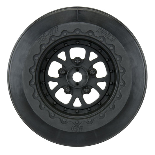 Pro-Line 1:10 Pomona Drag Spec Rear 2.2"/3.0" 12mm Drag Wheels (2) Bl PRO2776-03