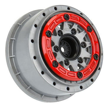Pro-Line Racing Raid Bead-Loc 2.2"/3.0" 12 & 14mm SC Wheels 2 Red 1:10 PRO281105